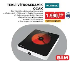 KUMTEL VİTROSERAMİK OCAK